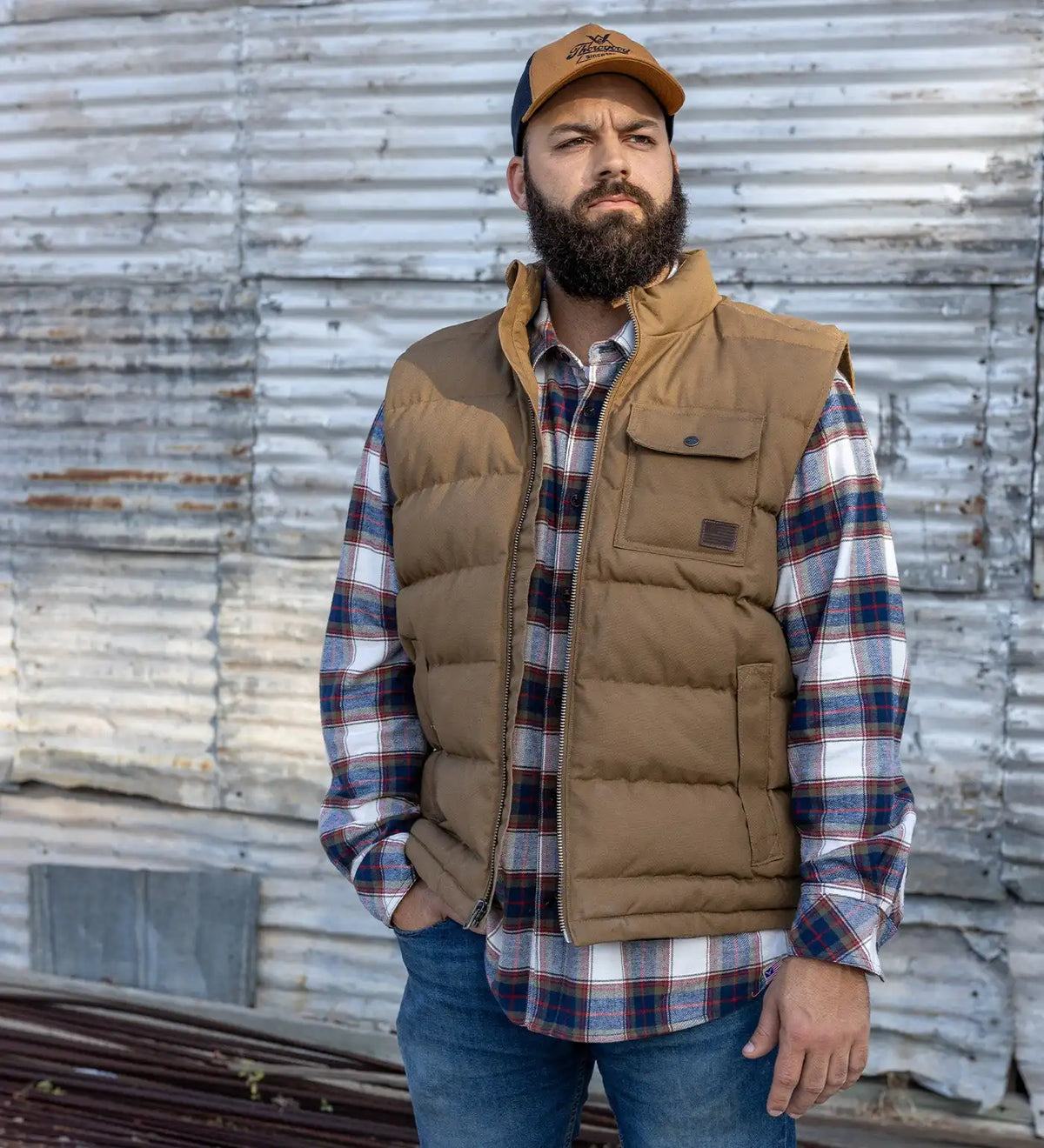 Thorogood Water Repellent Canvas Quilted Vest USA Made
