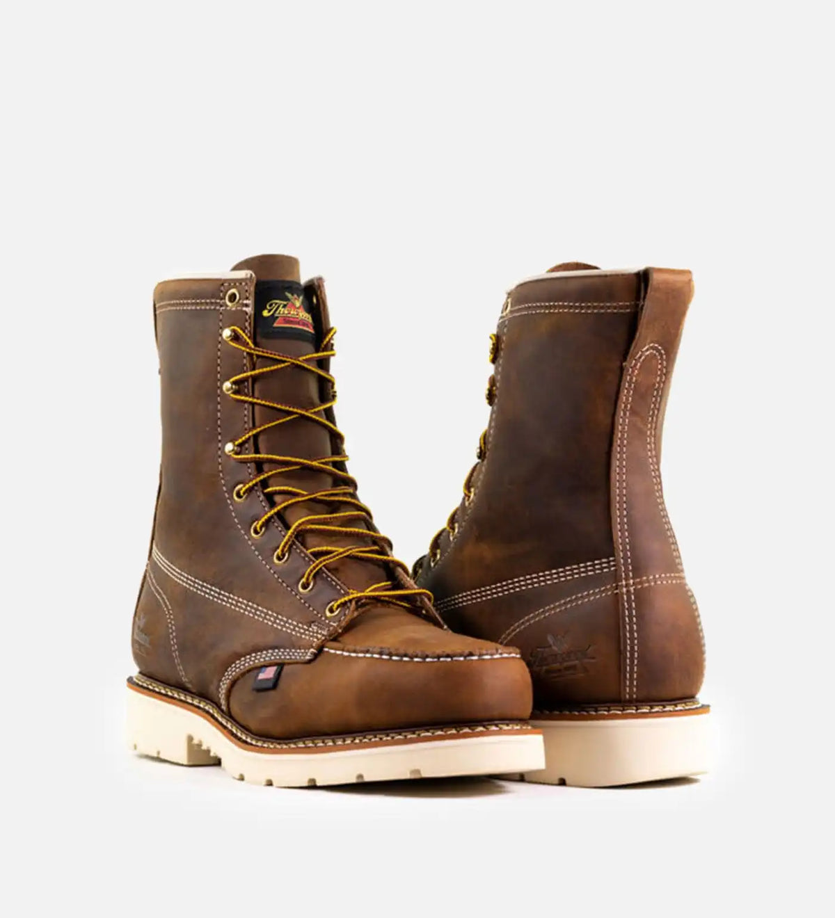 Thorogood American Heritage 8" Steel Safety Toe Work Boots for Men