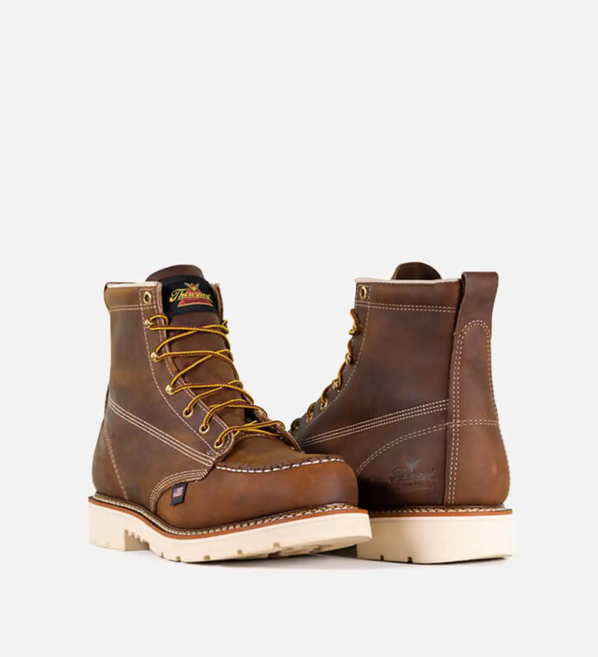Thorogood American Heritage 6" Steel Safety Toe Work Boots for Men