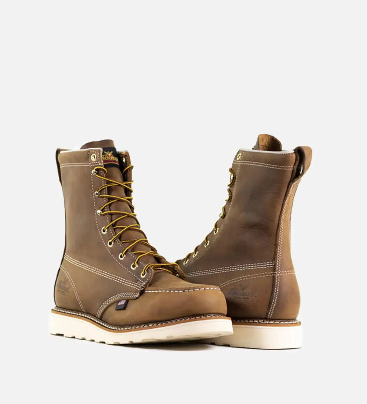 Thorogood American Heritage 8" Steel Safety Toe Work Boots for Men