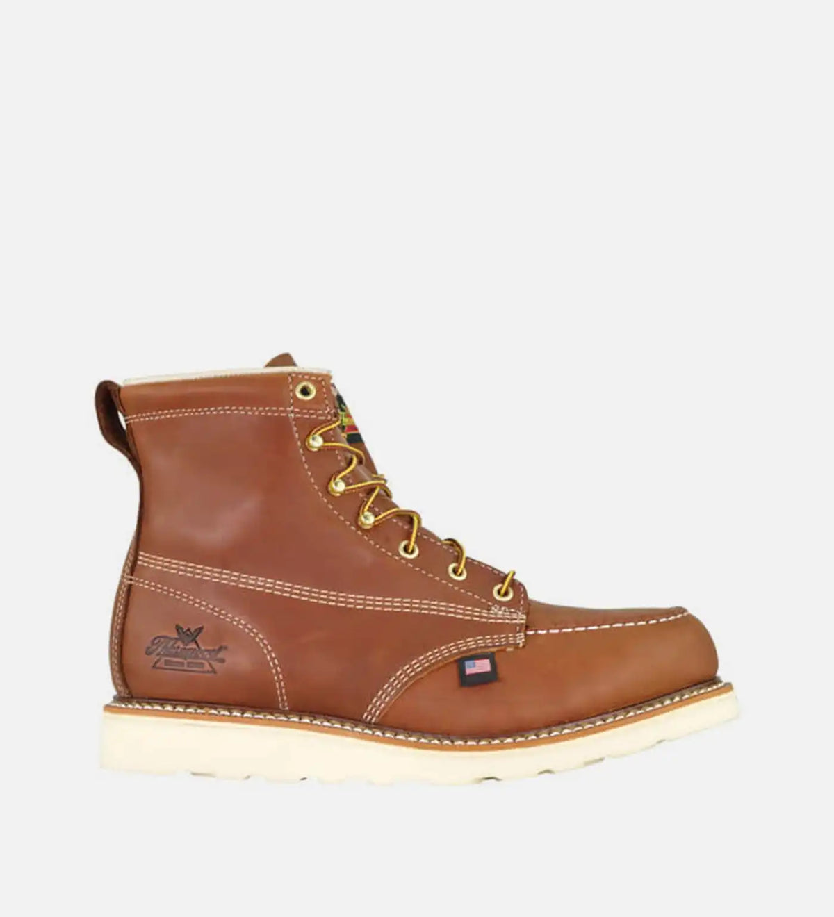 Thorogood American Heritage 6" Tobacco Steel Safety Toe Work Boots for Men