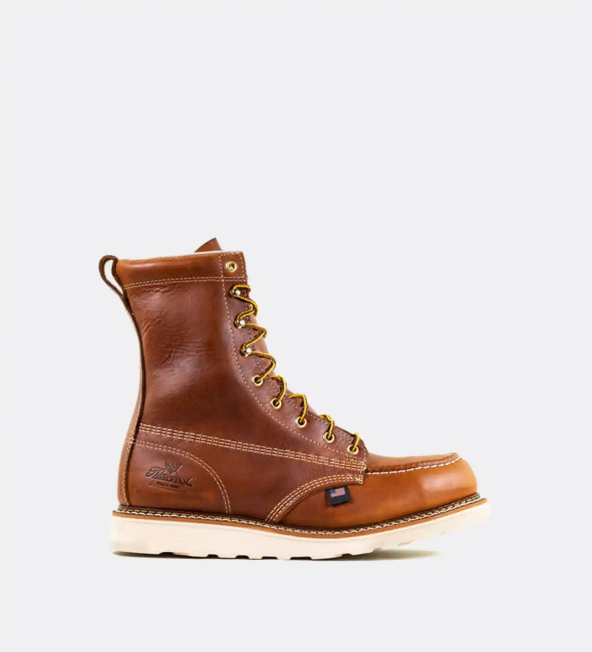 Thorogood American Heritage 8" Tobacco Steel Safety Toe Work Boots for Men